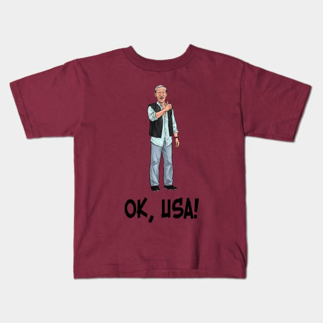 OK USA! Kids T-Shirt by PreservedDragons